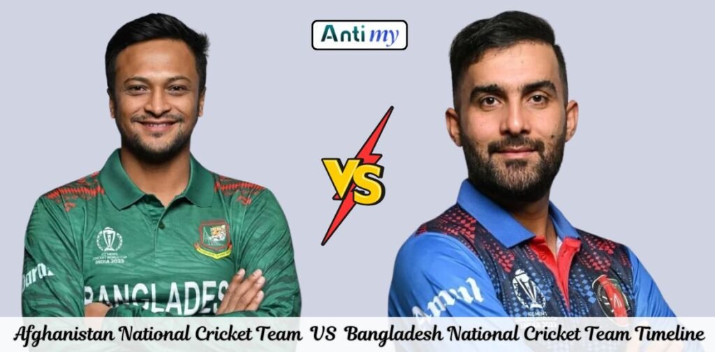 Afghanistan National Cricket Team VS Bangladesh National Cricket Team Timeline